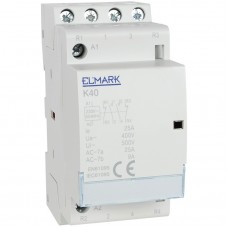 Ρελέ Ισχύος 25A 230V AC 2NO+2NC Τριπολικό K40 23410